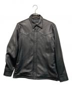 Schottショット）の古着「別注 LEATHER WESTERN JACKET」｜ブラック