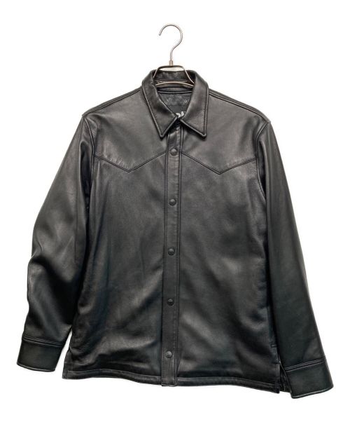 Schott（ショット）Schott (ショット) 別注 LEATHER WESTERN JACKET ブラック サイズ:L 未使用品の古着・服飾アイテム