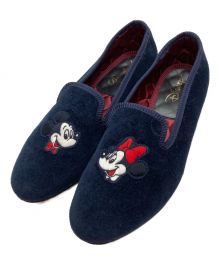 BEAMS BOY×Broadland SLIPPERS（ビームスボーイ）の古着「Disney スリッポン」｜ネイビー