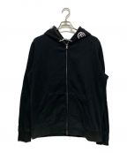 A BATHING APEアベイシングエイプ）の古着「head full zip Hoodie」｜ブラック