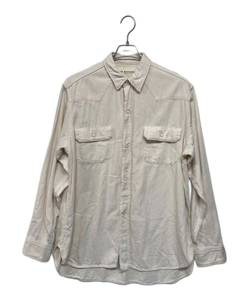 THE SHINZONE（ザ シンゾーン）THE SHINZONE (ザ シンゾーン) WESTERN SHIRT ECRU ベージュ サイズ:SIZE 36の古着・服飾アイテム