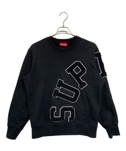 SUPREME（シュプリーム）SUPREME (シュプリーム) BIG ARC CREWNECK ブラック サイズ:SIZE Sの古着・服飾アイテム