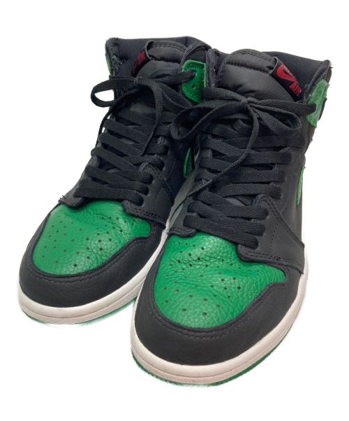 NIKE（ナイキ）NIKE (ナイキ) AIR JORDAN 1 RETRO HIGH OG グリーン×ブラック サイズ:SIZE 26.5cmの古着・服飾アイテム