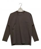 ATTACHMENTアタッチメント）の古着「PONTE JERSEY TECHNICAL LOOSE-FIT T-SHIRT L/S」｜グレー