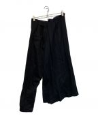 LIMI feuリミフゥ）の古着「デザインスカートパンツ」｜ブラック