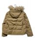 DANTON (ダントン) FUR HOODED DOWN JACKET ベージュ サイズ:S：23000円