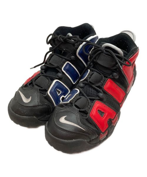 NIKE（ナイキ）NIKE (ナイキ) AIR MORE UPTEMPO 96 ブラック×ブルー×レッド サイズ:26.5cmの古着・服飾アイテム