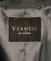 中古・古着 VERMEIL par iena (ヴェルメイユ パー イエナ) カシミヤ混ビーバーサイドスリットコート グレー サイズ:SIZE 38：22000円