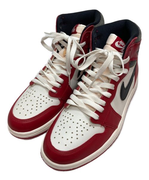 NIKE（ナイキ）NIKE (ナイキ) AIR JORDAN 1 RETRO HIGH OG ホワイト×レッド サイズ:SIZE 26.5cmの古着・服飾アイテム