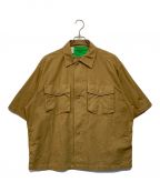 N.HOOLYWOODエヌ ハリウッド）の古着「SHORT SLEEVE SHIRT」｜ベージュ