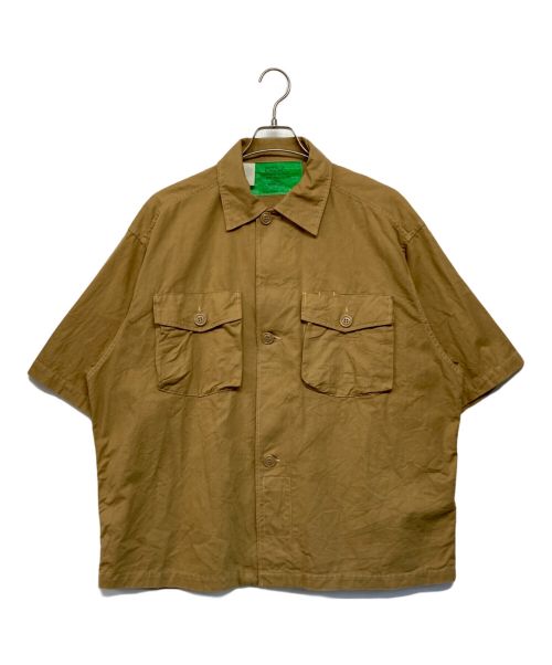 N.HOOLYWOOD（エヌ ハリウッド）N.HOOLYWOOD (エヌ ハリウッド) SHORT SLEEVE SHIRT ベージュ サイズ:SIZE 40の古着・服飾アイテム