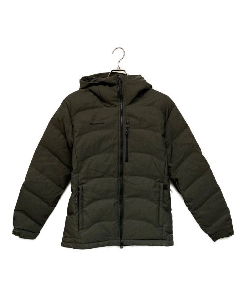 MAMMUT（マムート）MAMMUT (マムート) SERAC HOODY MELANGE DOWN JACKET オリーブ サイズ:SIZE Sの古着・服飾アイテム