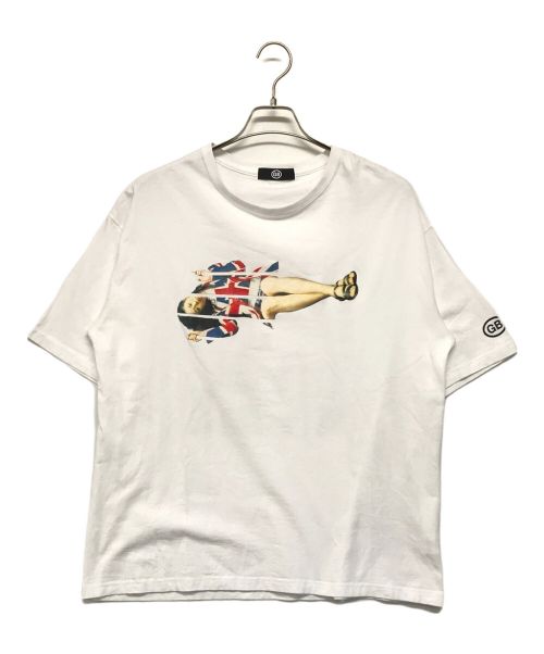 GB（ジービ）GB (ジービ) プリントTシャツ ホワイト サイズ:SIZE Lの古着・服飾アイテム