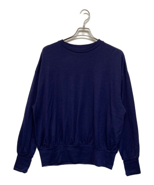 barbell object（バーベルオブジェクト）barbell object (バーベルオブジェクト) wool L/S top ネイビー サイズ:SIZE Freeの古着・服飾アイテム