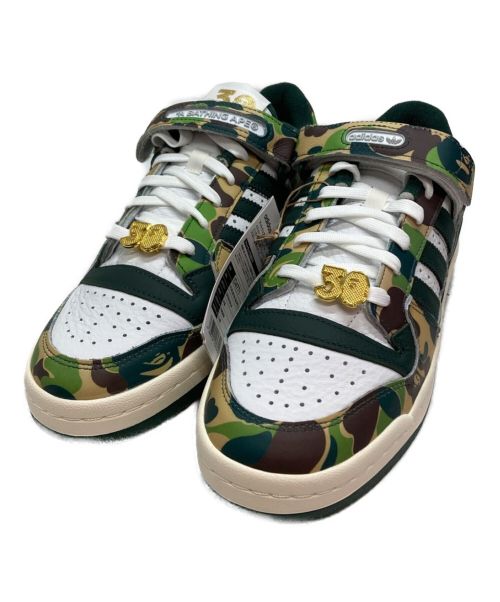 adidas（アディダス）adidas (アディダス) A BATHING APE (アベイシングエイプ) Forum 84 Low グリーン サイズ:SIZE 26.5cmの古着・服飾アイテム