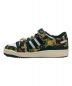 adidas (アディダス) A BATHING APE (アベイシングエイプ) Forum 84 Low グリーン サイズ:SIZE 26.5cm：20000円