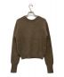 CLANE (クラネ) W FACE HALF ZIP YAK KNIT TOPS ブラウン サイズ:SIZE 1：14000円