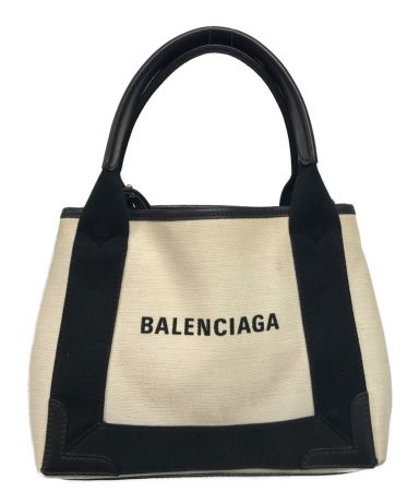 [中古]BALENCIAGA(バレンシアガ)のレディース バッグ ネイビーカバスXS