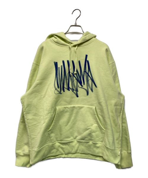 SUPREME（シュプリーム）SUPREME (シュプリーム) Tag Hooded Sweatshirts イエロー サイズ:SIZE Mの古着・服飾アイテム