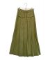 Ameri VINTAGE (アメリヴィンテージ) HERRINGBONE HEM PLEATS SKIRT グリーン サイズ:SIZE M：6800円