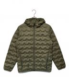 Columbiaコロンビア）の古着「Delta Ridge Down Hooded Jacket」｜オリーブ