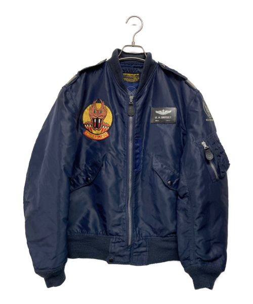 BUZZ RICKSON'S（バズリクソンズ）BUZZ RICKSON'S (バズリクソンズ) L-2Aフライトジャケット ネイビー サイズ:SIZE 40の古着・服飾アイテム