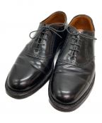 Aldenオールデン）の古着「shell cordovan sadle shoes」｜ブラック