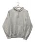 SUPREME（シュプリーム）の古着「Satin Applique Hooded Sweatshirt」｜ライトグレー