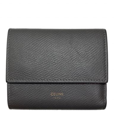 中古・古着通販】CELINE (セリーヌ) 3つ折り財布 グレー｜ブランド 