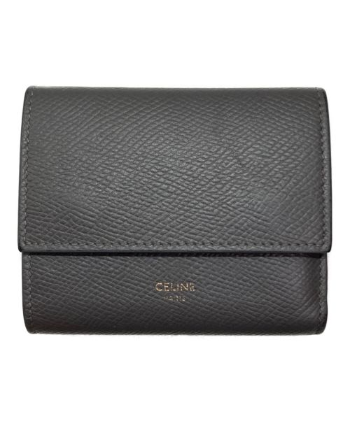 CELINE（セリーヌ）CELINE (セリーヌ) 3つ折り財布 グレーの古着・服飾アイテム