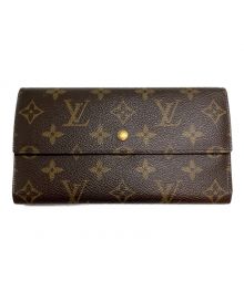 LOUIS VUITTON（ルイ ヴィトン）の古着「長財布」｜ブラウン