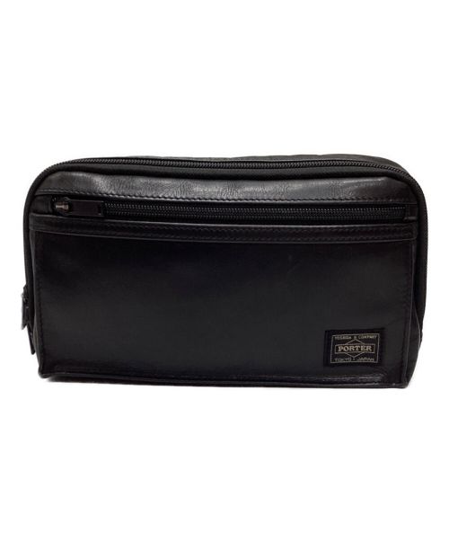 PORTER（ポーター）PORTER (ポーター) WAIST BAG ブラックの古着・服飾アイテム