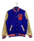 MITCHELL & NESS×HARDWOOD CLASSISミッチェルアンドネス×）の古着「スタジャン」｜ブルー