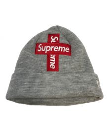 SUPREME×New Era（シュプリーム×ニューエラ）の古着「Cross Box Logo Beanie」｜グレー