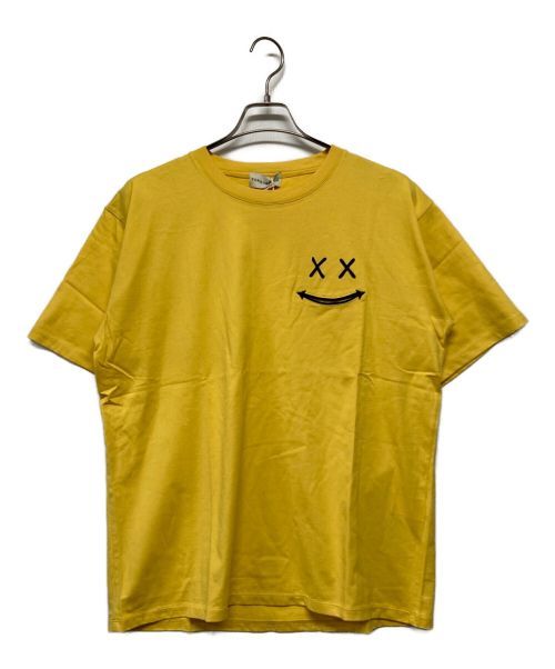 FORSOMEONE（フォーサムワン）FORSOMEONE (フォーサムワン) SMILE TEE 2.0 イエロー サイズ:SIZE 50の古着・服飾アイテム