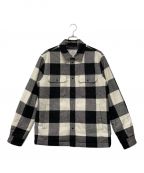 WOOLRICHウールリッチ）の古着「ALASKAN WL CK OVERSHIRT」｜ブラック