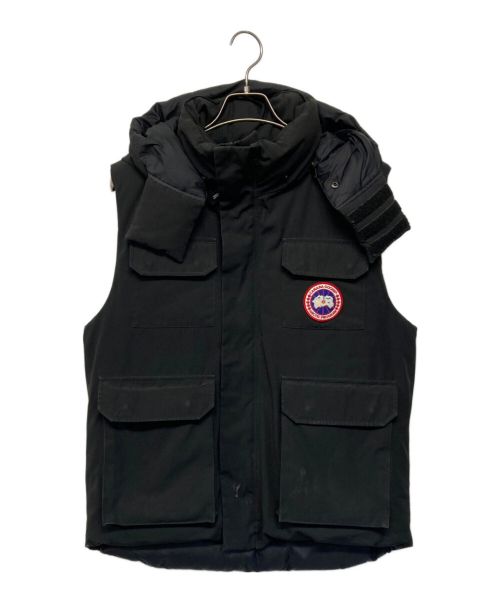 CANADA GOOSE（カナダグース）CANADA GOOSE (カナダグース) ダウンベスト ブラック サイズ:SIZE Lの古着・服飾アイテム