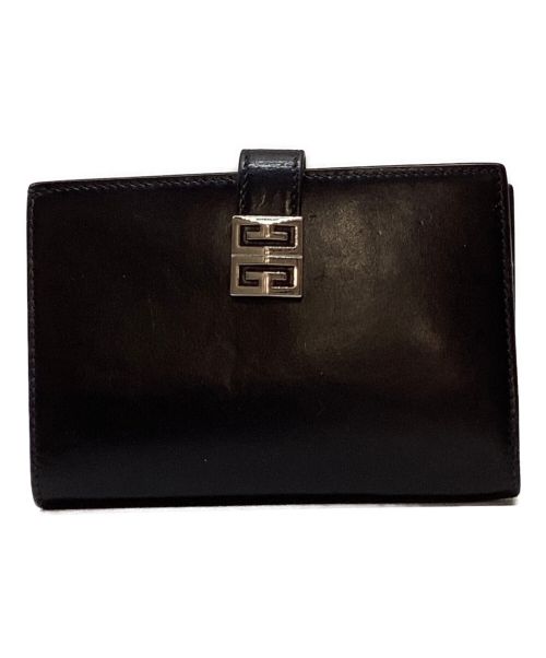 GIVENCHY（ジバンシィ）GIVENCHY (ジバンシィ) 4G MEDIUM BIFOLD WALLET ブラックの古着・服飾アイテム