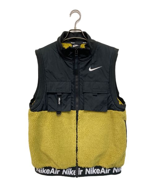 NIKE（ナイキ）NIKE (ナイキ) フリースベスト イエロー サイズ:Mの古着・服飾アイテム