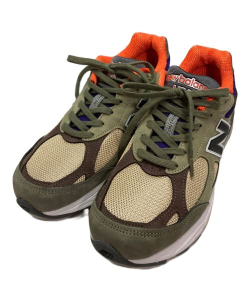 NEW BALANCE（ニューバランス）NEW BALANCE (ニューバランス) スニーカー カーキ×ブラウン サイズ:SIZE 26cmの古着・服飾アイテム