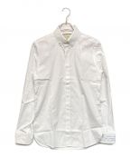 GUCCIグッチ）の古着「Text-embroidered poplin Shirt」｜ホワイト