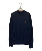 FRED PERRYフレッドペリー）の古着「Classic Crew Neck Jumper」｜ネイビー