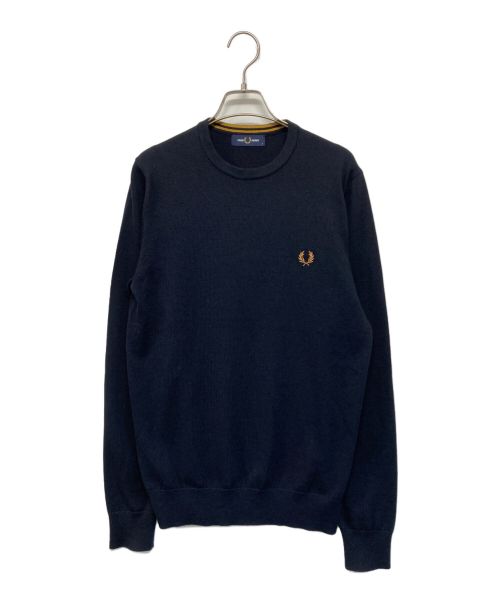 FRED PERRY（フレッドペリー）FRED PERRY (フレッドペリー) Classic Crew Neck Jumper ネイビー サイズ:Sの古着・服飾アイテム