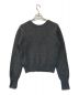 CLANE (クラネ) W FACE HALF ZIP YAK KNIT TOPS グレー サイズ:1：8000円