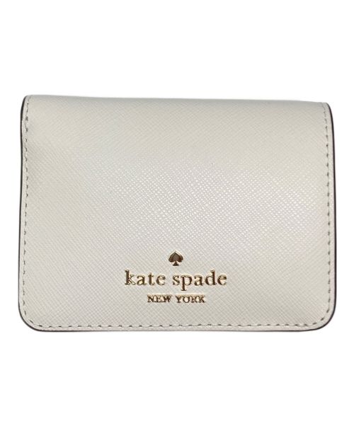 Kate Spade（ケイトスペード）Kate Spade (ケイトスペード) マディソン スモール バイフォールド ウォレット ホワイト 未使用品の古着・服飾アイテム