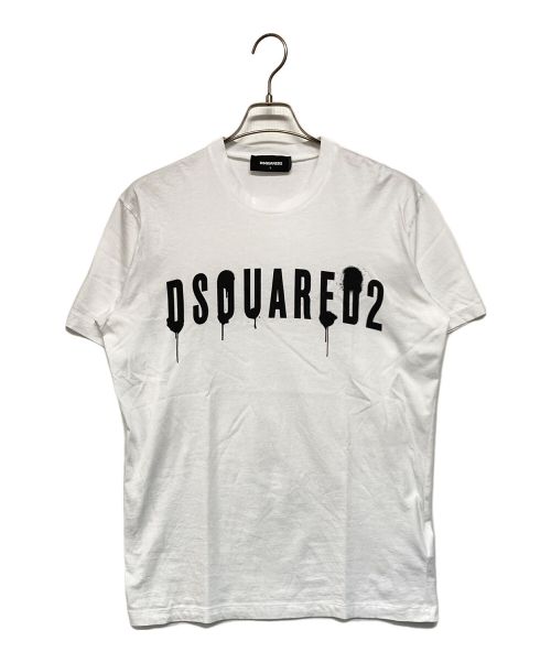 DSQUARED2（ディースクエアード）DSQUARED2 (ディースクエアード) COOL T-SHIRT ホワイト サイズ:SIZE Lの古着・服飾アイテム