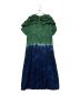 TOGA ARCHIVES (トーガアーカイブス) Inner tie dye dress グリーン×ネイビー サイズ:SIZE S/36 未使用品：20000円