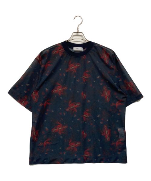 TOGA VIRILIS（トーガ ビリリース）TOGA VIRILIS (トーガ ビリリース) JERSEY PRINT T-SHIRT ネイビー サイズ:SIZE48の古着・服飾アイテム