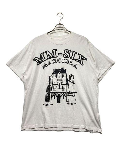 MM6 Maison Margiela（エムエムシックス メゾンマルジェラ）MM6 Maison Margiela (エムエムシックス メゾンマルジェラ) MM-SIX TEE ホワイト サイズ:SIZE Mの古着・服飾アイテム