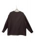 THE RERACS (ザ リラクス) SIDE ZIP PULLOVER SHIRT ボルドー サイズ:SIZE 48：10000円